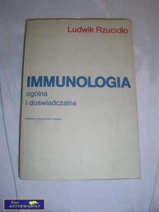 IMMUNOLOGIA OGÓLNA I DOŚWIADCZALNA L. Rzuciło