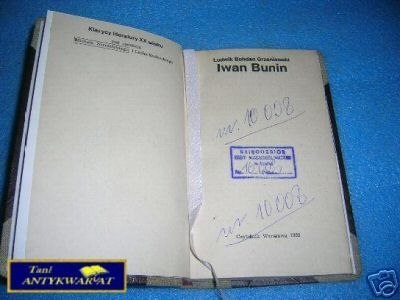 IWAN BUNIN - L.B.Grzeniewski