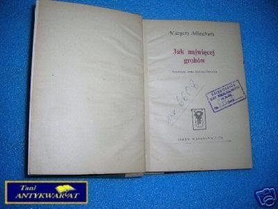 JAK NAJWIĘCEJ GROBÓW - M.Allingham