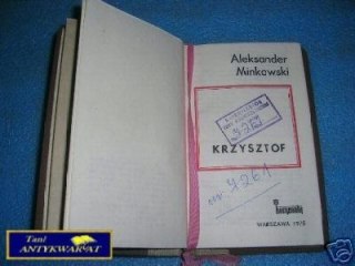 KRZYSZTOF - A. Minkowski