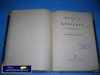 MIECZ I KOBIERCE - K.Keplicz