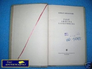 PASJE ARMINA LASKOWICKA - B.Drozdowski