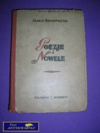 POEZJE I NOWELE - M. Konopnicka
