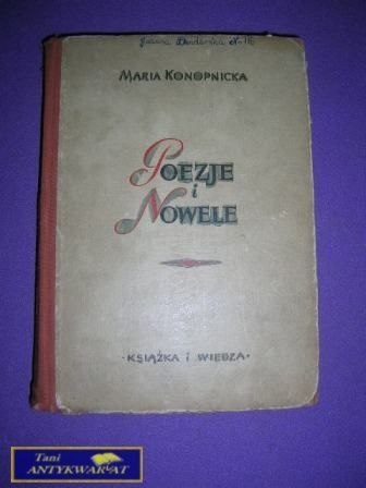 POEZJE I NOWELE - M. Konopnicka