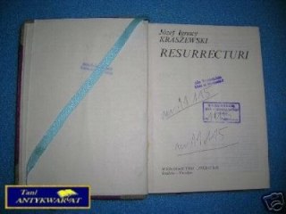 RESURRECTURI - J.I.Kraszewski
