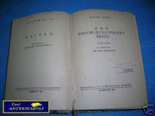 ROK DZIEWIĘDZIESIATY TRZECI - W.Hugo