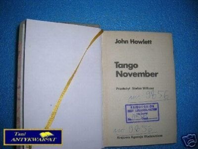 TANGO NOVEMBER - J.Howlett