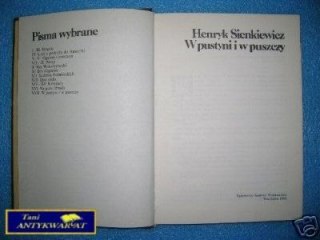 W PUSTYNI I W PUSZCZY - H.Sienkiewicz
