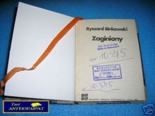 ZAGINIONY - R. Binkowski