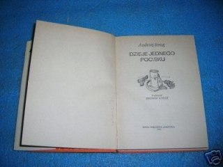 DZIEJE JEDNEGO POCISKU - A.Strug