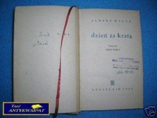 DZIEŃ ZA KRATĄ - A.Maltz