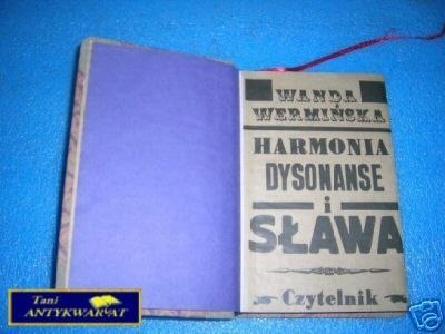 HARMONIA DYSONANSE I SŁAWA - W.Wermińska