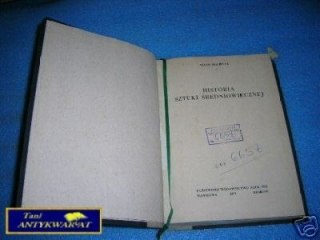 HISTORIA SZTUKI ŚREDNIOWIECZNEJ - A.Bochniak