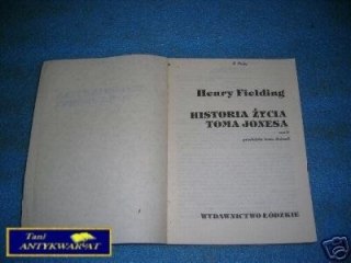 HISTORIA ŻYCIA TOMA JONESA T.II - H.Fielding