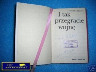 I TAK PRZEGRACIE WOJNĘ - T.Kiryłłow