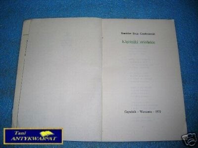 KLĘCZNIKI ORIOŃSKIE - S.S.Czachorowski
