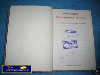 MARNOTRAWNE DZIECKO - D.Storey