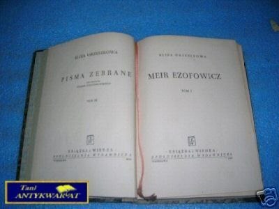 MEIR EZOFOWICZ T.I - E.Orzeszkowa