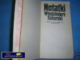NOTATKI - W.Sokorski