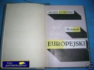 NOTATNIK EUROPEJSKI - J.Kydryński