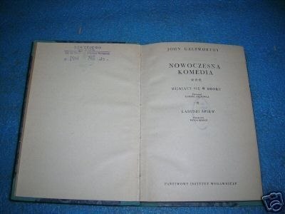 NOWOCZESNA KOMEDIA - J.Galsworthy