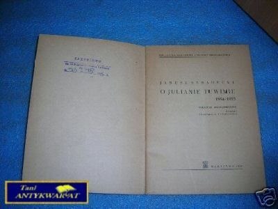 O JULIANIE TUWIMIE - J.Stradecki