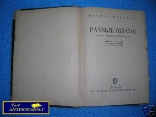PAŃSKIE DZIADY - M.Bałucki