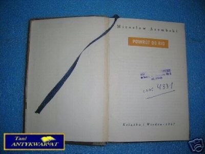 POWRÓT DO RIO - M.Azembski