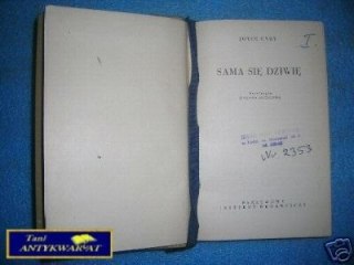 SAMA SIĘ DZIWIĘ - J. Cary