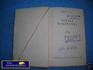 SONATA KSIĘŻYCOWA - J.Cary