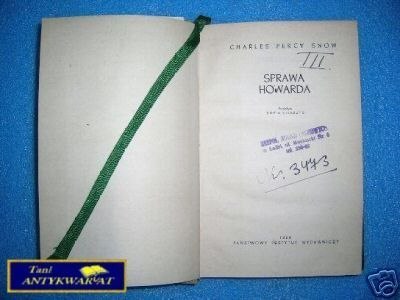 SPRAWA HOWARDA - Ch. P. Snow
