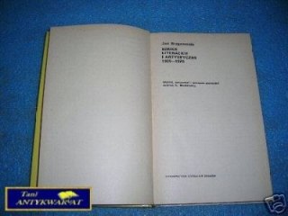 SZKICE LITERACKIE I ARTYSTYCZNE 1925-1970 -J.Brzę