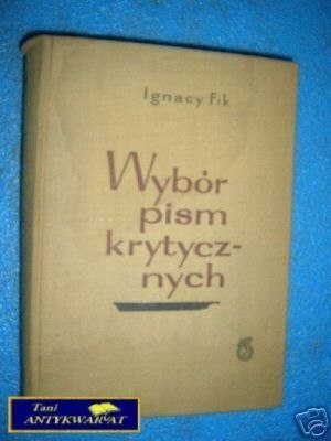 WYBÓR PISM KRYTYCZNYCH- I. Fik