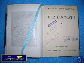 BEZ DOGMATU II - H. Sienkiewicz