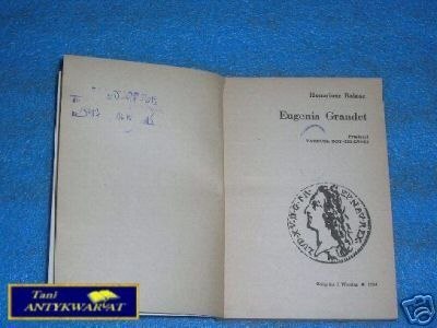 EUGENIA GRANDET - H.Balzac