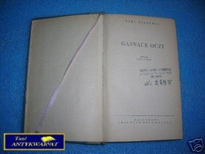 GASNĄCE OCZY - K.Bjarnhof