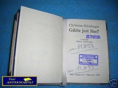 GDZIE JEST ILSE? - Ch. Nostlinger