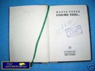 KTOKOLWIEK WIDZIAŁ... - M.Dubas