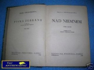 NAD NIEMNEM TOM II - E.Orzeszkowa