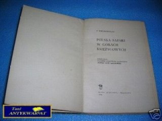 POLSKA SAFARI W GÓRACH KSIĘŻYCOWYCH - T.Bernadz
