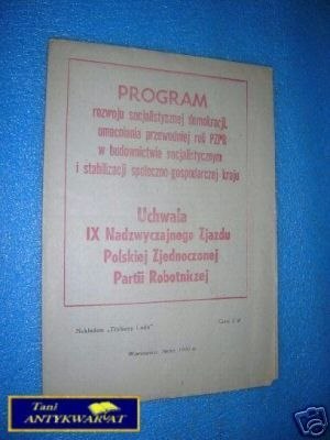 PROGRAM ROZWOJU SOCJALISTYCZNEJ DEMOKRACJI