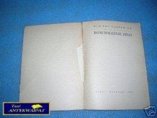 RÓWNOLEŻNIK ZERO - O.Budrewicz