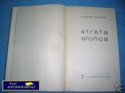 STREFA SŁOŃCA - L.Prorok