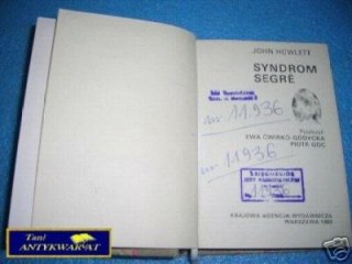 SYNDROM SEGRE- J.Howlett