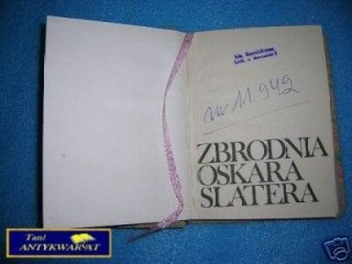 ZBRODNIA OSKARA SLATERA - N. Hamster