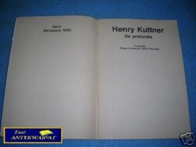 DE PROFUNDIS - H. Kuttner Zeszyt 6