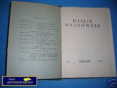 DZIEJE NAJNOWSZE Kwartalnik IPN 1947