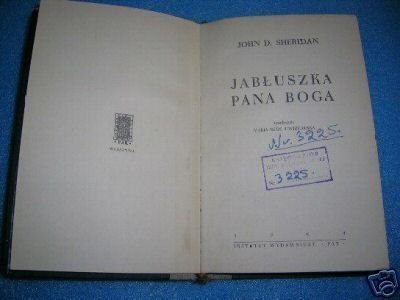 JABŁUSZKO PANA BOGA- J.D.Sheridan