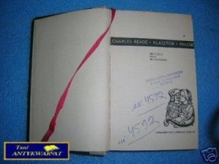 KLASZTOR I MIŁOŚĆ - Ch. Reade