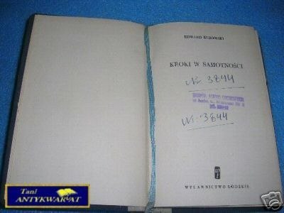 KROKI W SAMOTNOŚCI - E.Kurowski